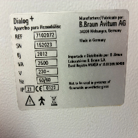 Bbraun Dialog+ Evo - Dialysis image 3